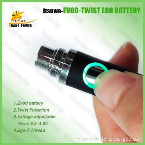 EVOD twist battery 100mah /900mah/650mah